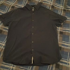 Denim & Flower button up